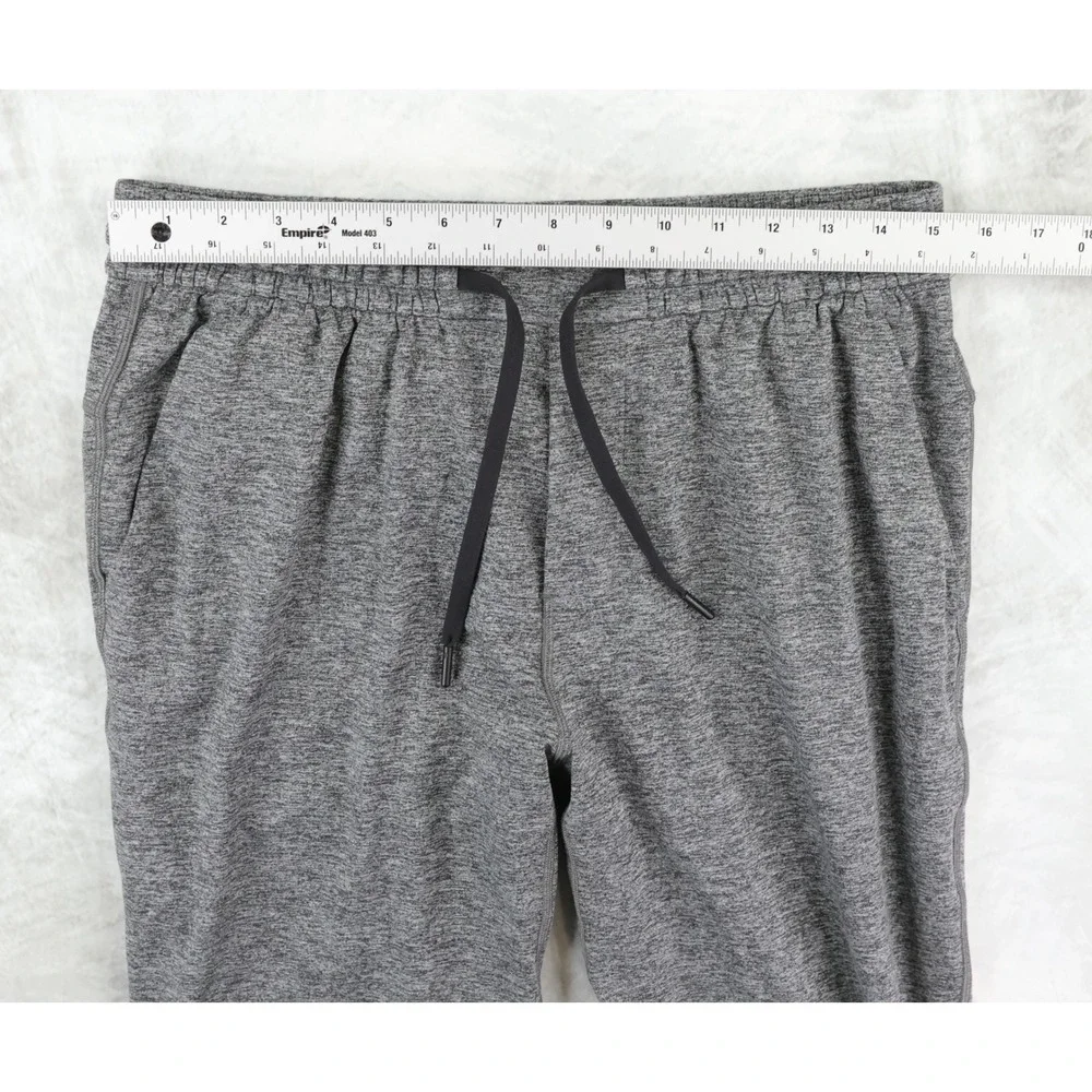 Lululemon Soft Jersey Jogger Mens Large Gray Heathered Slim Tapered M5BBYS NWOT